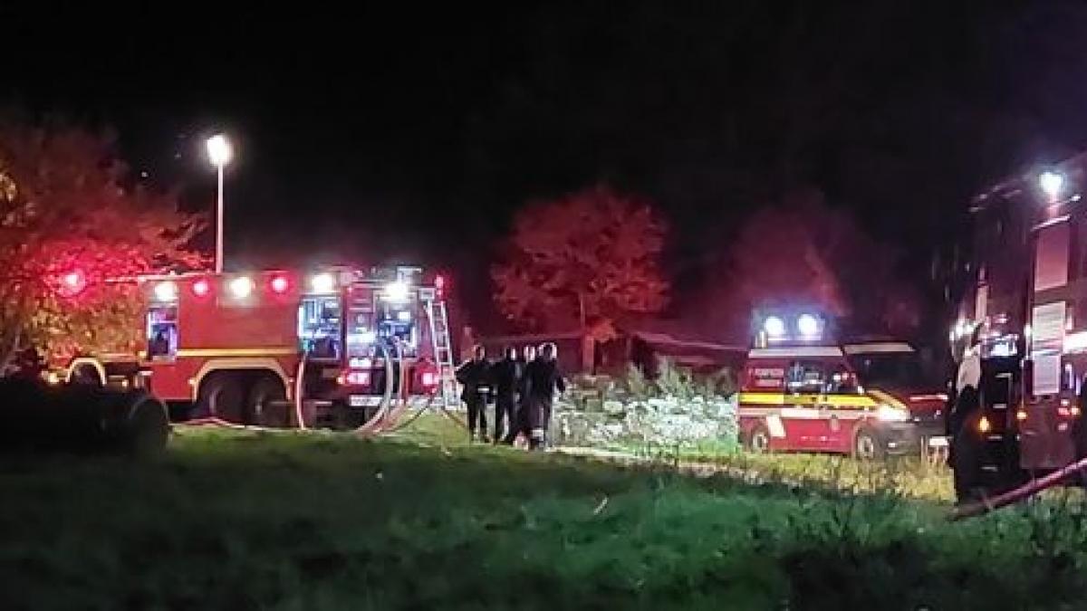 incendiu la o anexa a manastirii bistrita din neamt