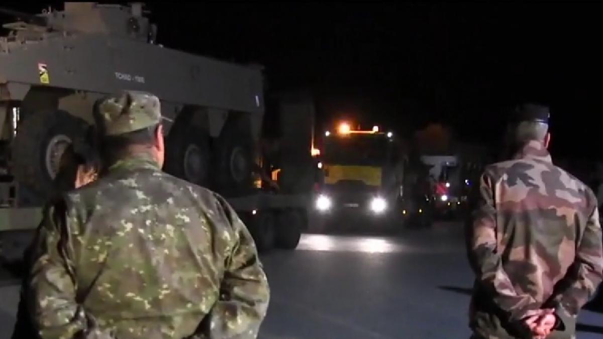 primul convoi tehnica militara franceza romania