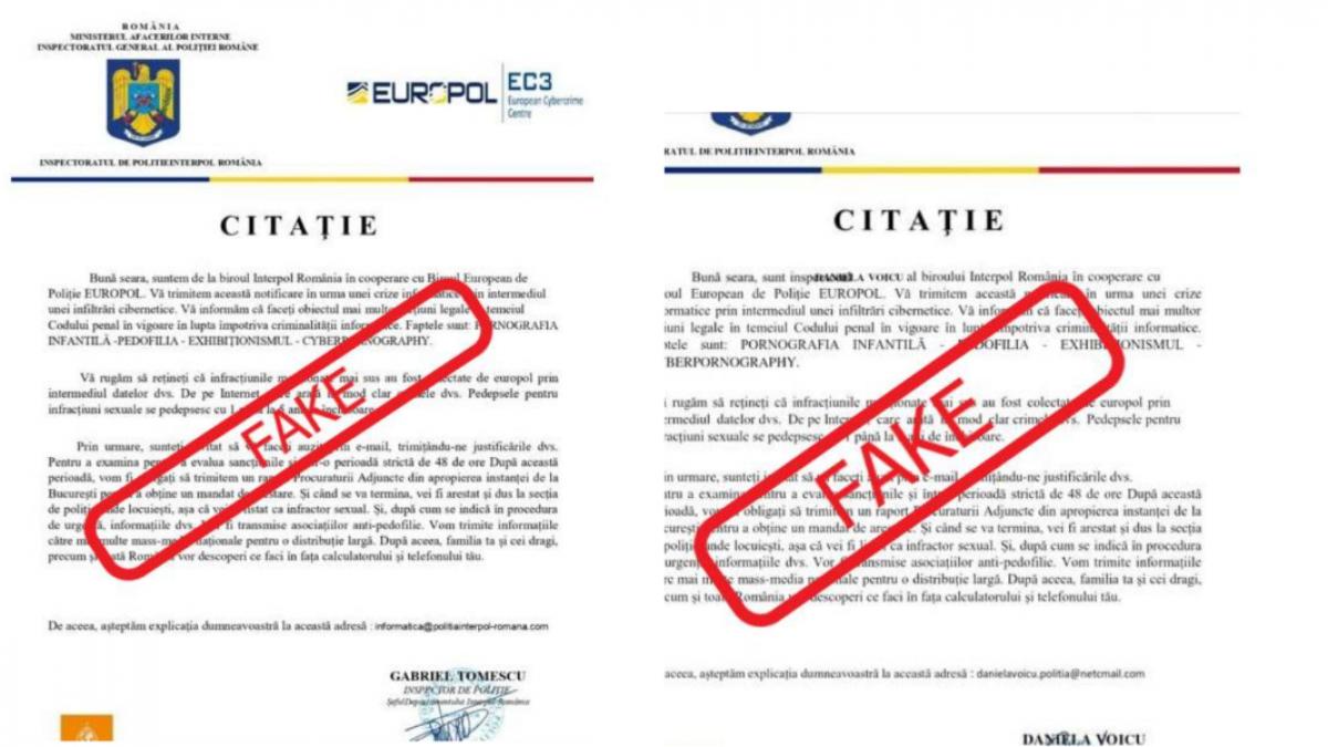 politia romana atentie nu dati curs acestor tipuri de e mail