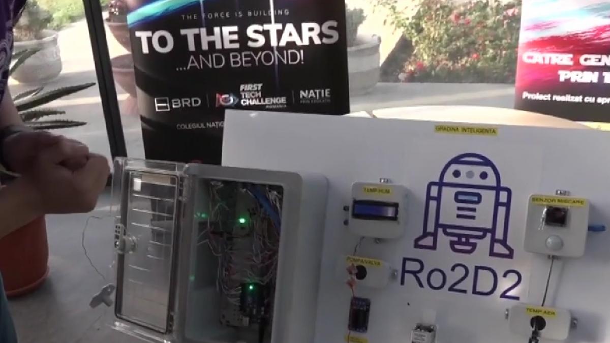 sistem irigatii inteligent realizat elevi ploiesti