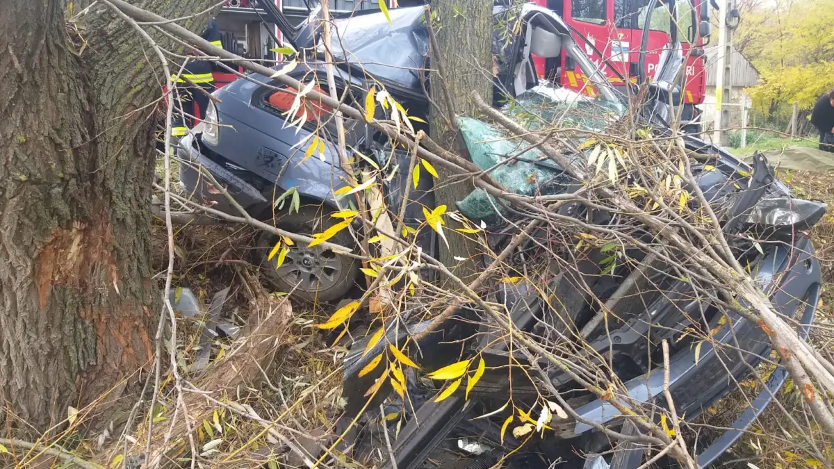 tanar 22 ani mort masina conducea intrat copac