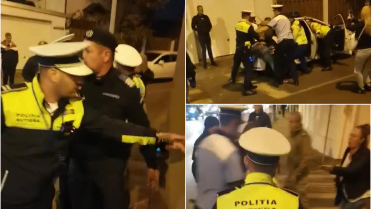 barbat saltat de politisti nou protest strada antiaeriana bucuresti