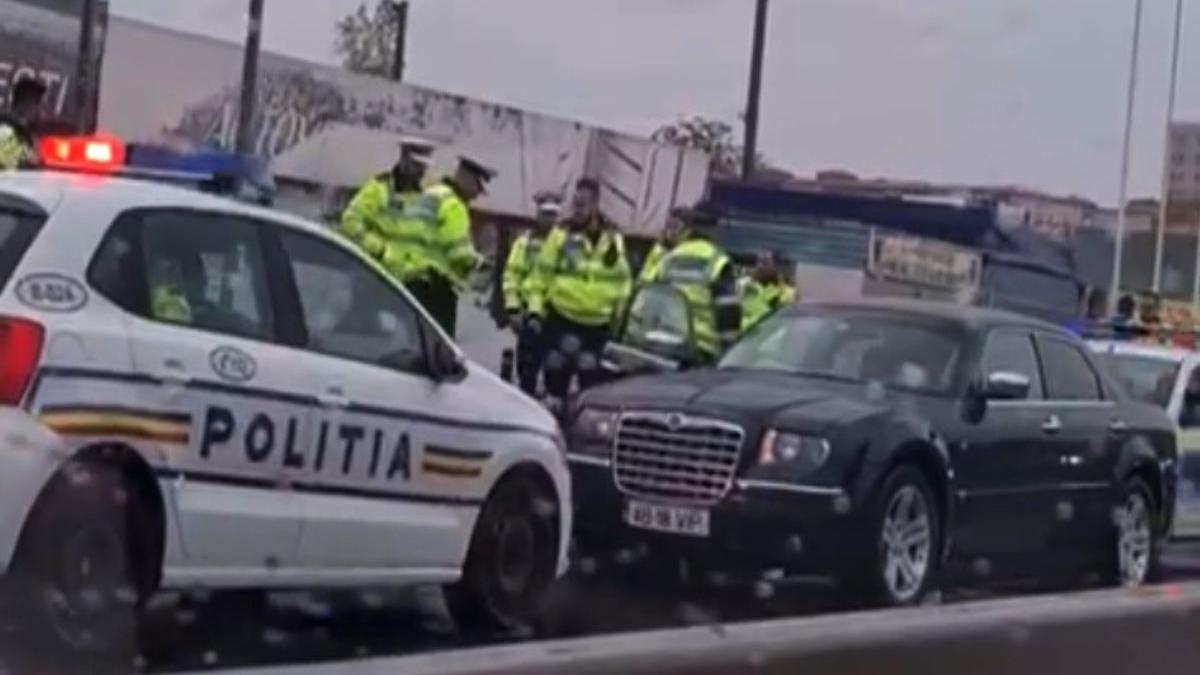 sofer chrysler bucuresti blocat masina urmarire zeci politisti