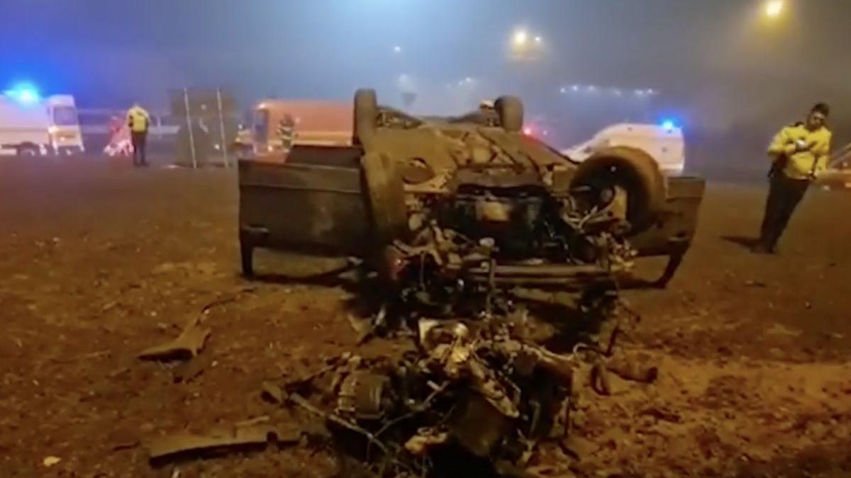 sofer beat autostrada agigea rasturnat masina