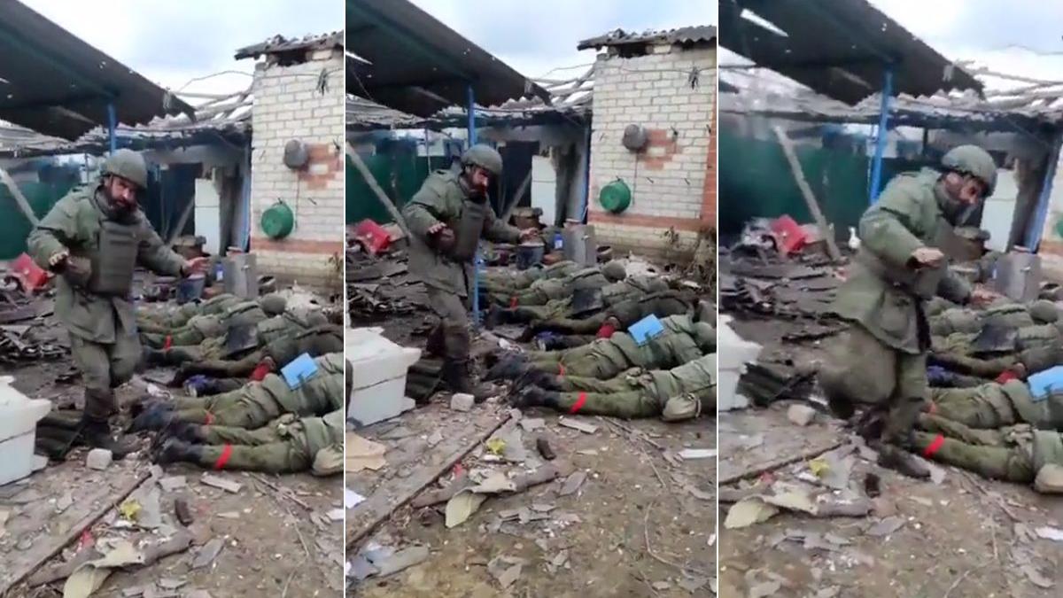 moscova imagini soldati rusi executati forte ucrainene lugansk