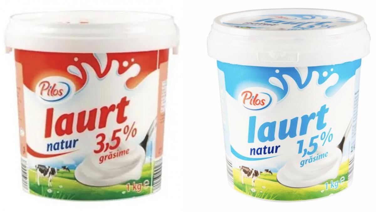 Lidl retrage de la comercializare două sortimente de iaurt Pilos