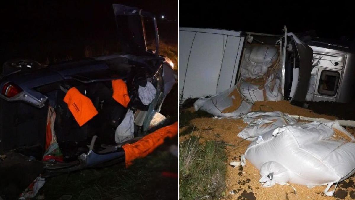 doi barbati au murit masina strivita tir accident in alba