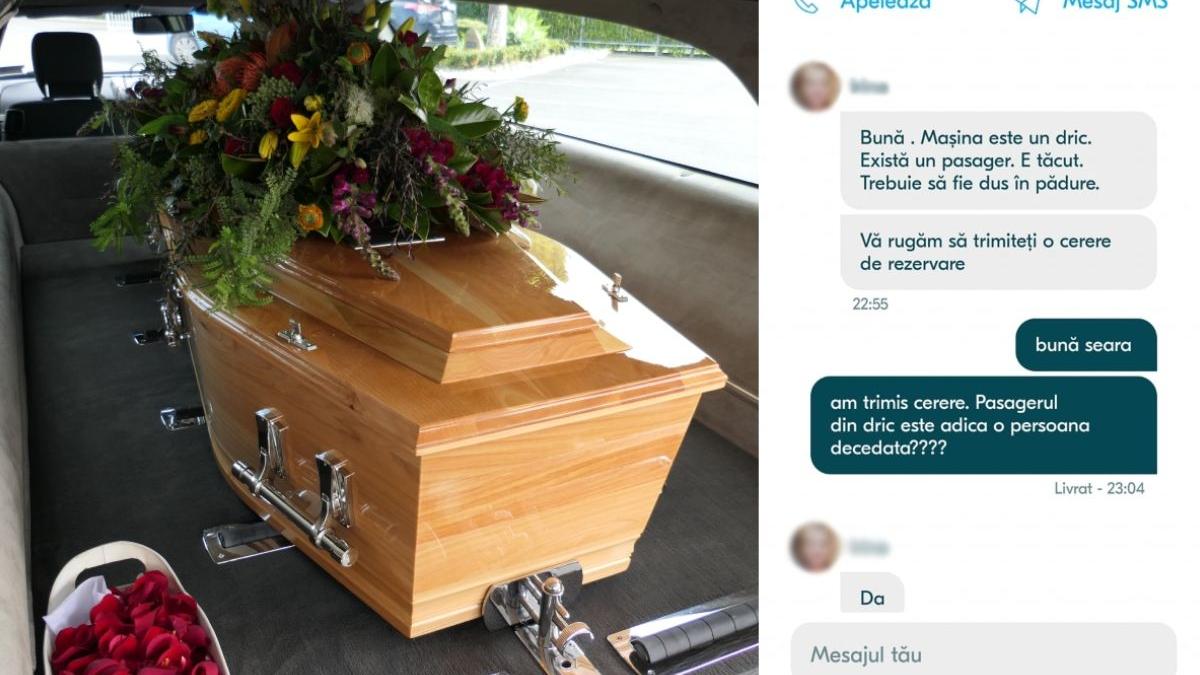 oferta bizara primita de o femeie pentru o cursa timisoara sibiu sa mearga cu dricul langa un mort