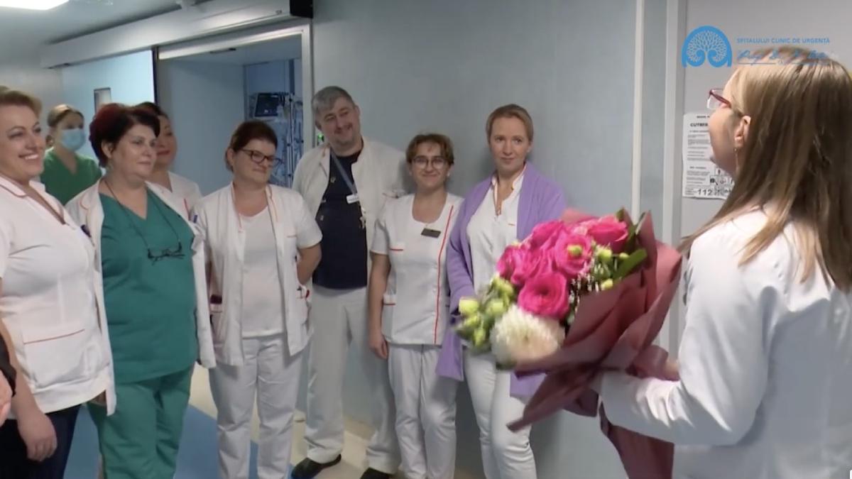 andreea 19 ani trezit miraculos coma 23 zile multumiri medici iasi