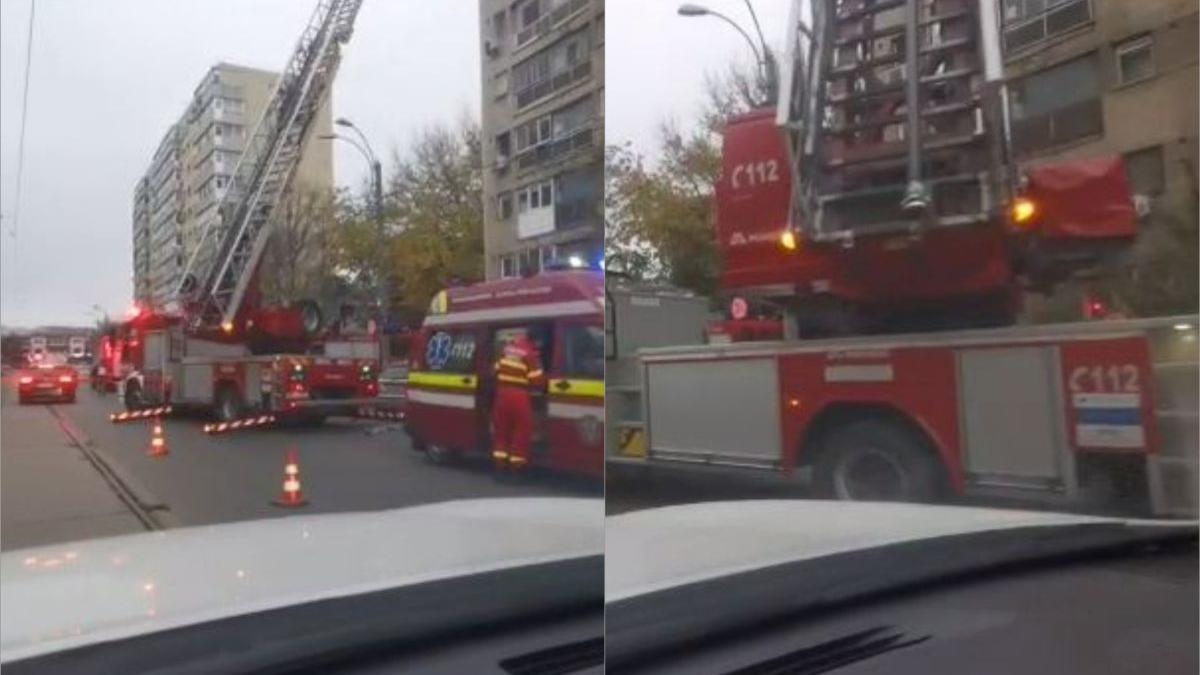 incendiu bloc pantelimon bucuresti