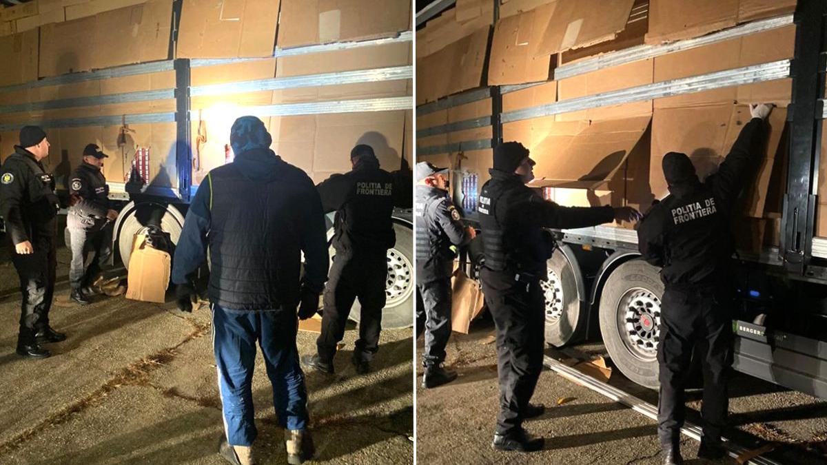 tir tigari contrabanda milioane euro confiscat politia de frontiera