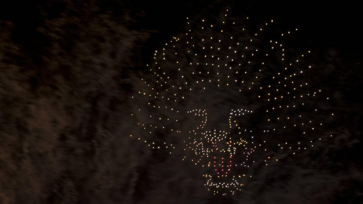 drone artificii noaptea de revelion 2023 iasi