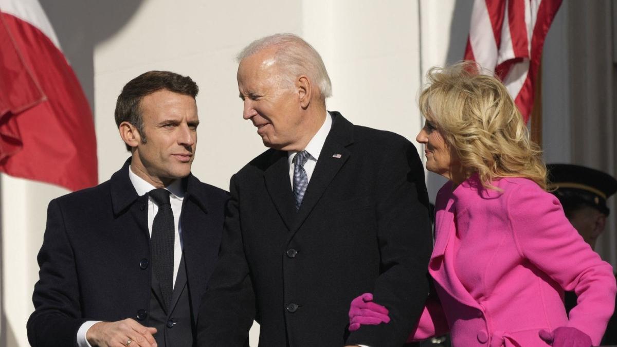 biden saluta alianta sua franta intalnire emmanuel macron