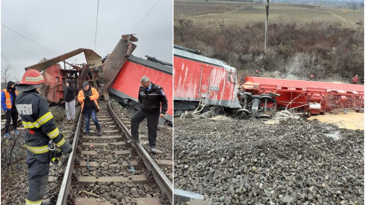 doua trenuri transport cereale s au ciocnit vrancea