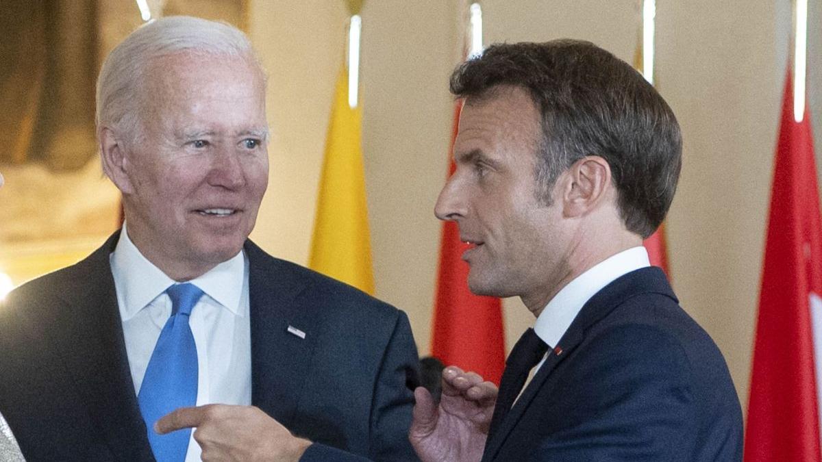 joe biden emmanuel macron casa alba razboiul rusiei ucraina