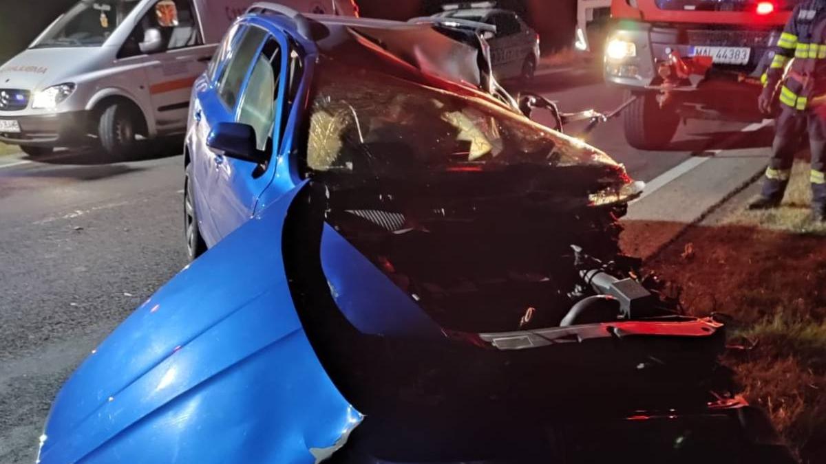accident dn 6 caras severin mort trei raniti