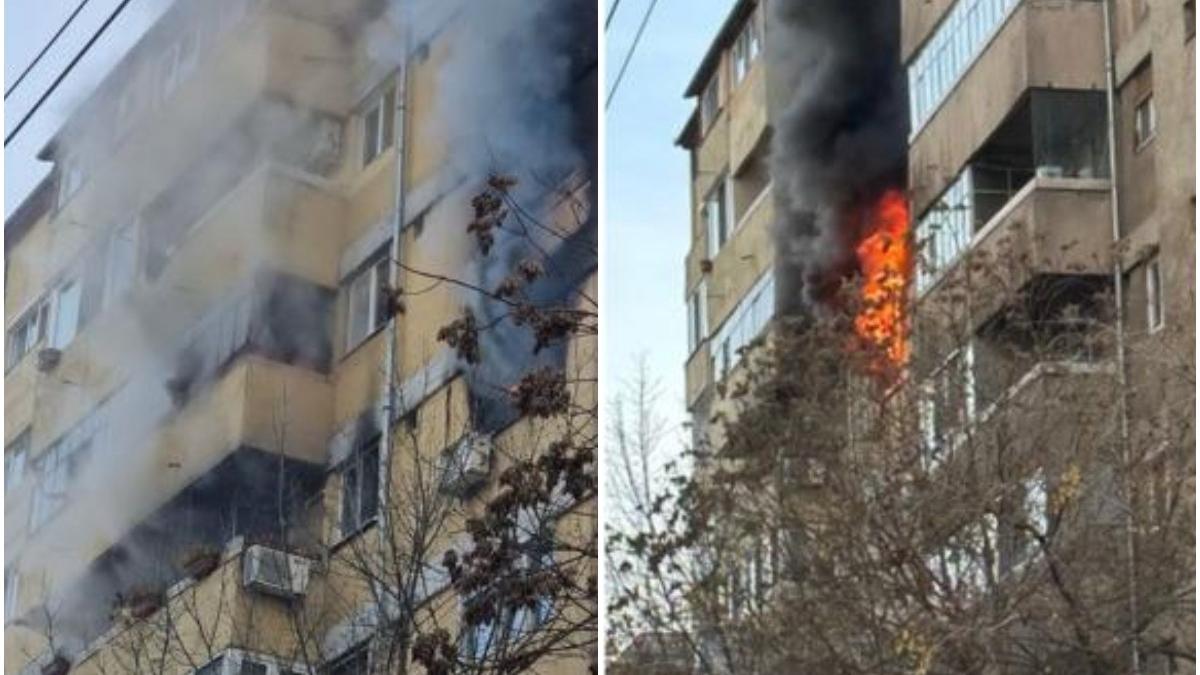 incendiu apartament oradea persoane evacuate victima spital