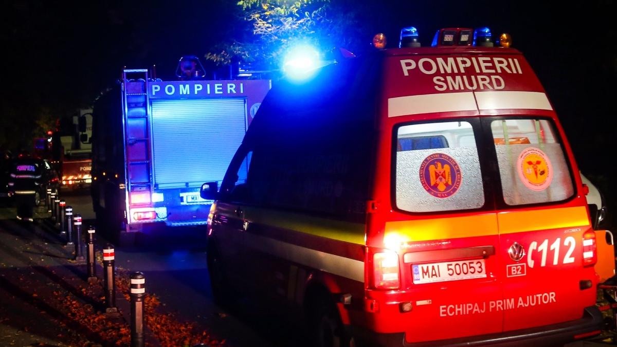 accident patru masini bragadiru dn6 circulatie blocata sens bucuresti