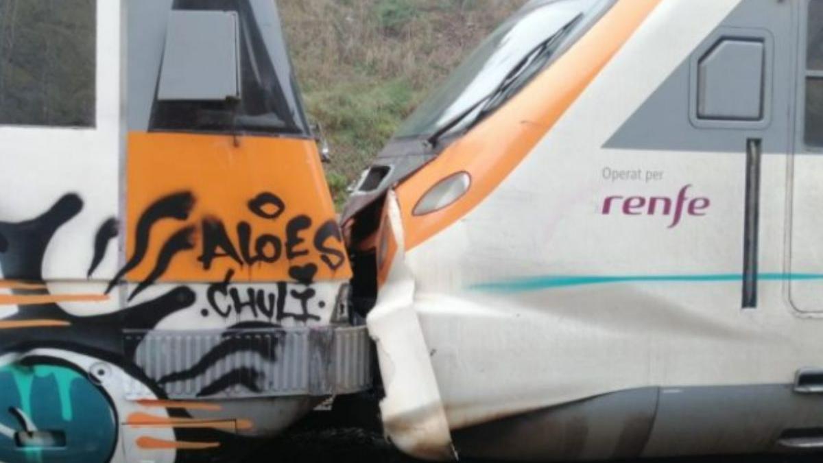 trenuri ciocnite barcelona