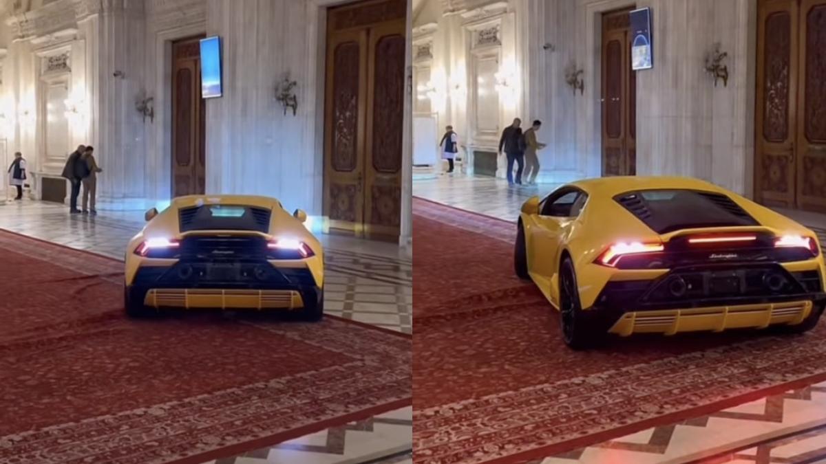 lamborghini filmat hol parlament