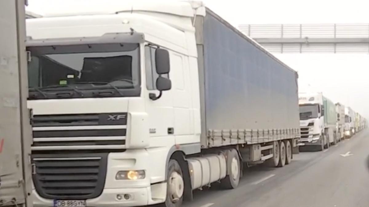 revolta transportatori romani asteptare vama aderare schengen