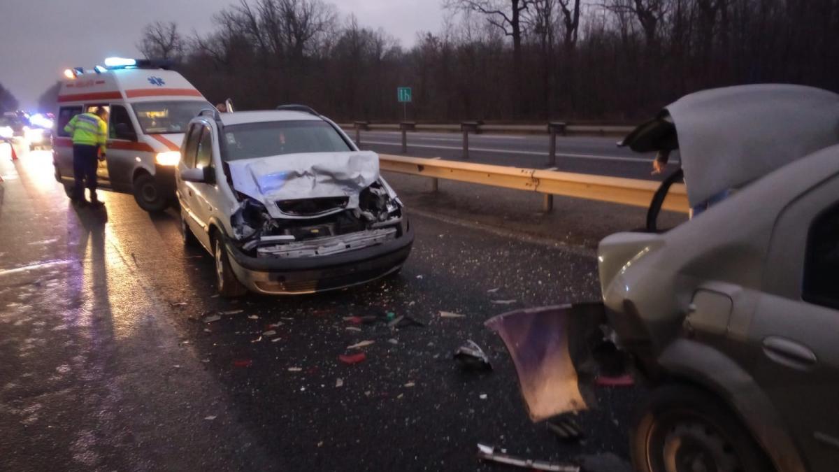 accident autostrada a1 femeie insarcinata