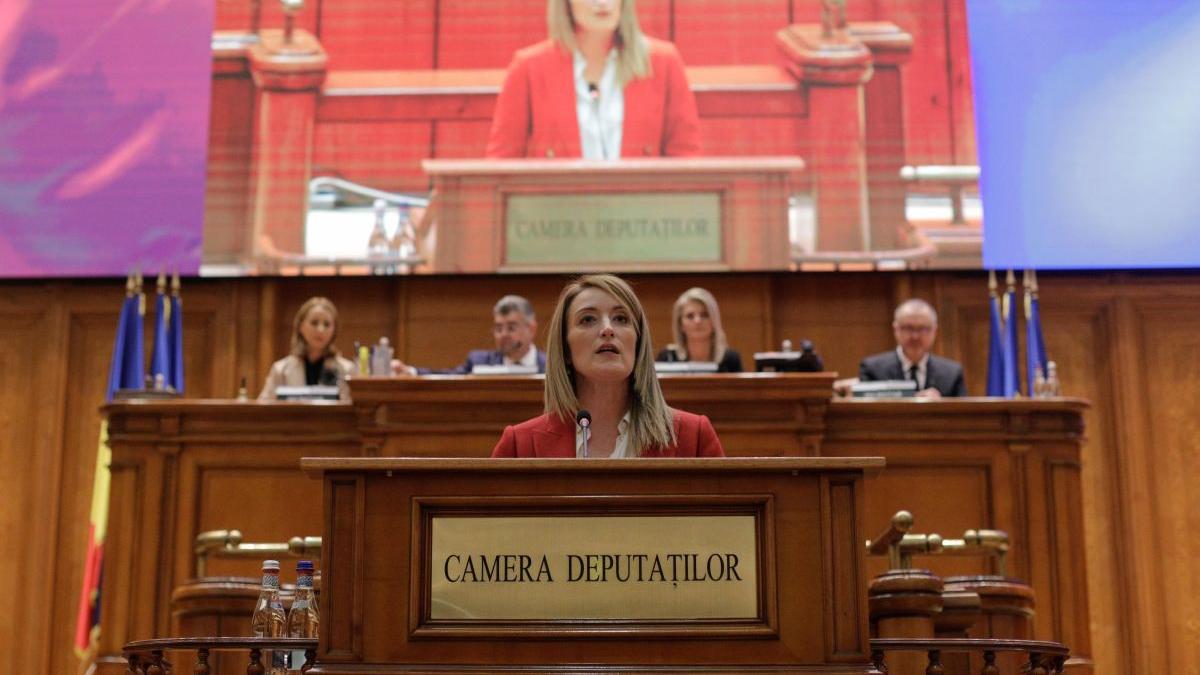 roberta metsola parlament europeab schengen bucuresti nu renuntati