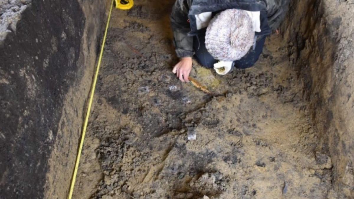 razboinic ingropat cu cal descoperire santier autostrada a7 ploiesti buzau