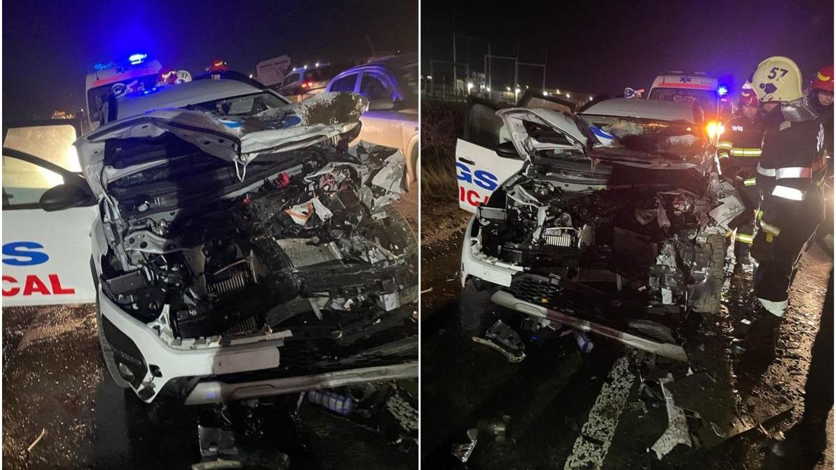 accident grav iasi petrosani ambulanta masina salubrizare