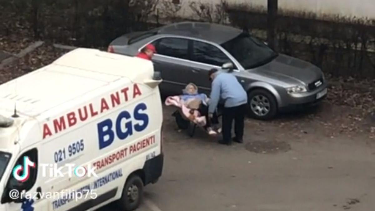 femeie carata roaba ambulanta imagini virale