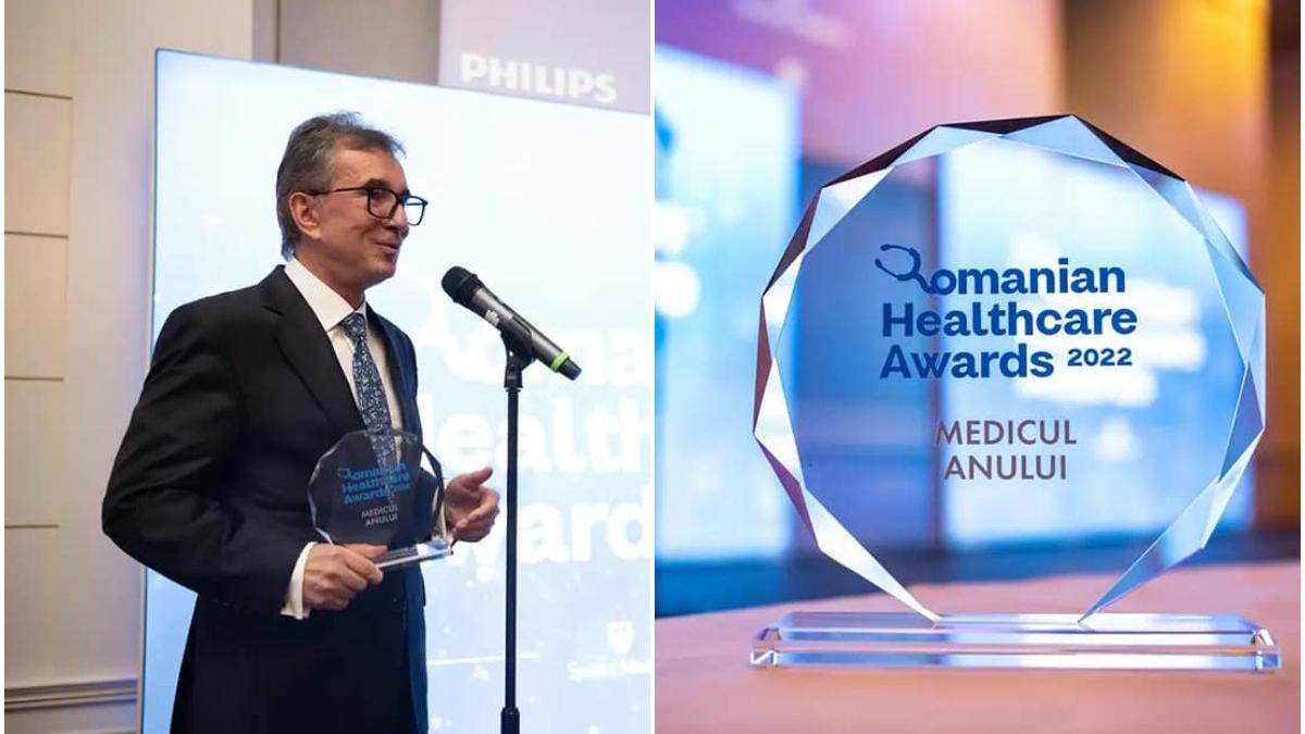 prof dr dorel sandesc desemnat medicul anului 2022 la gala romanian healthcare awards
