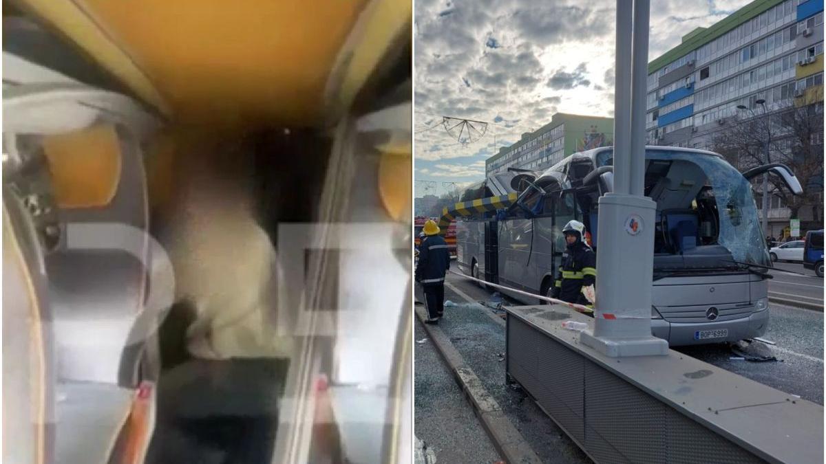 accident pasajul unirii primele imagini