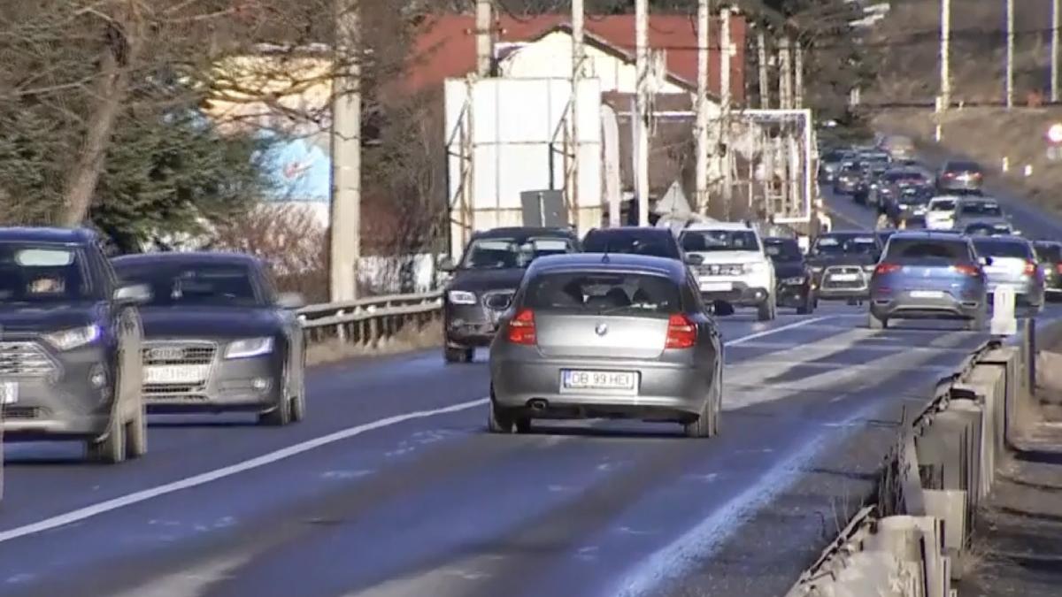 haos trafic valea prahovei coloane kilometrice comarnic busteni