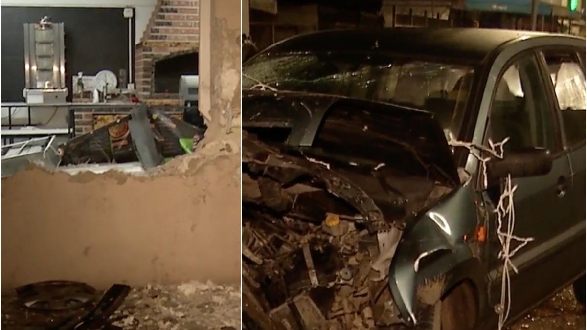 accident popesti leordeni masina pizzerie