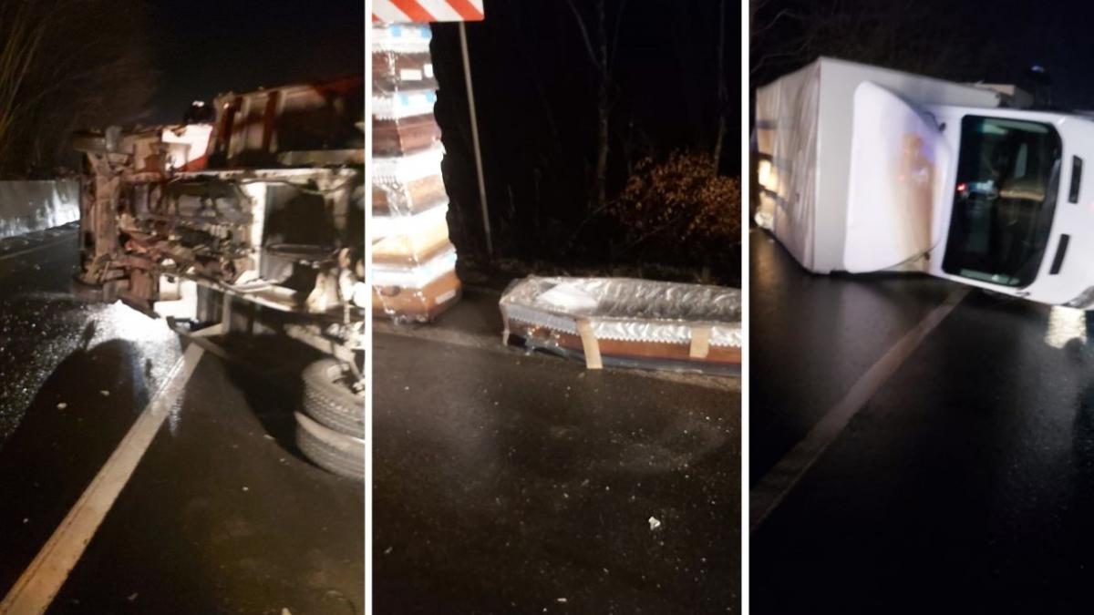 cosciuge brasov dn 13 camion rasturnat