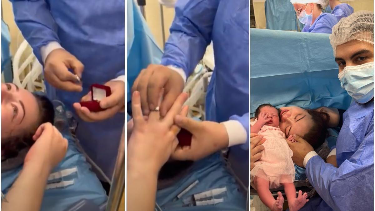 cerere inedita in casatorie intr o sala de nasteri de la un spital din oradea