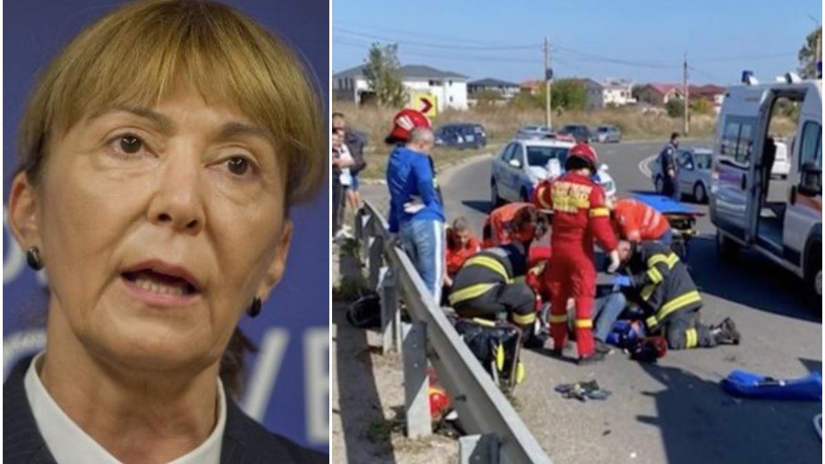 monica macovei intranta in instanta accident constanta motciclist grav ranit