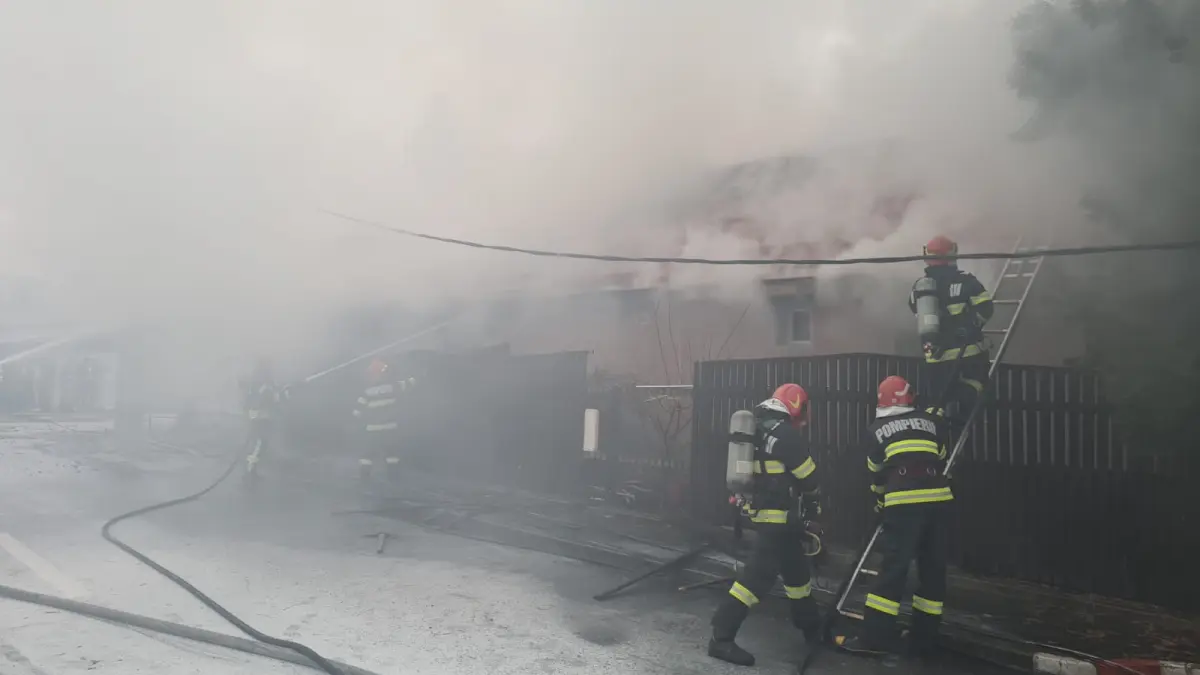 incendiu casa magazin voluntari ilfov