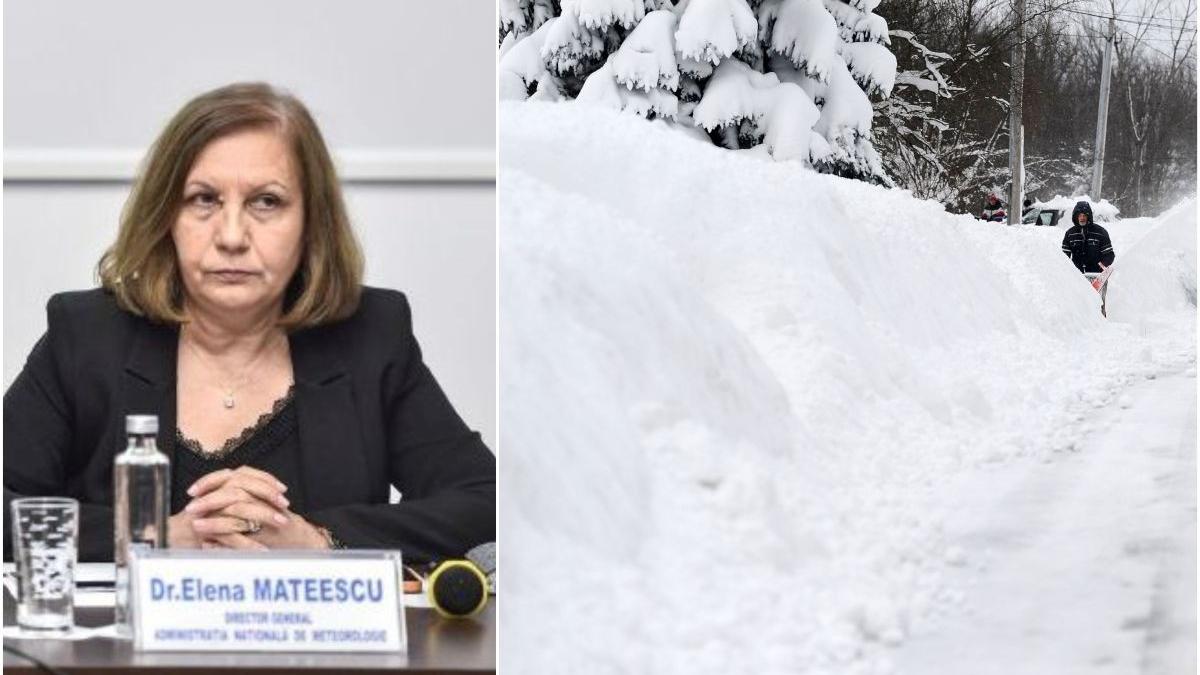 elena mateescu cod rosu ninsori prognoza meteo vremea