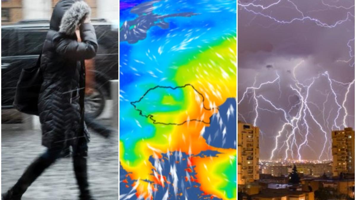 anm prognoza meteo vremea romania ploi ninsori