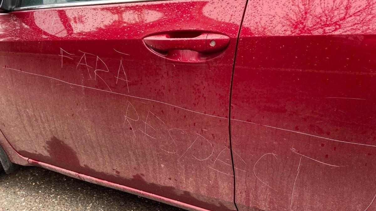 atac politic mafiot timisoara masina lider pnl vandalizata
