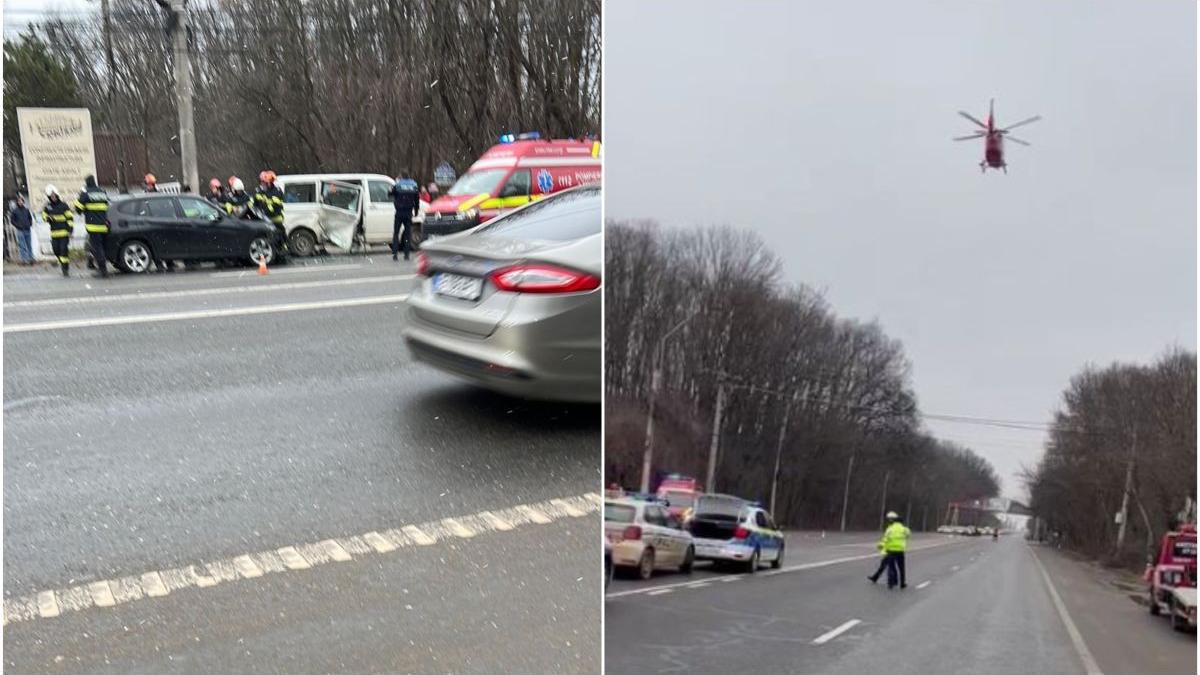 accident grav dn1 otopeni trei masini