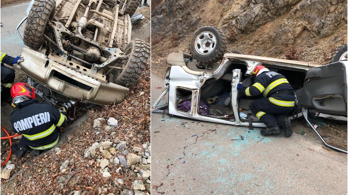 accident mortal bihor barbat mort cazut masina 15 metri