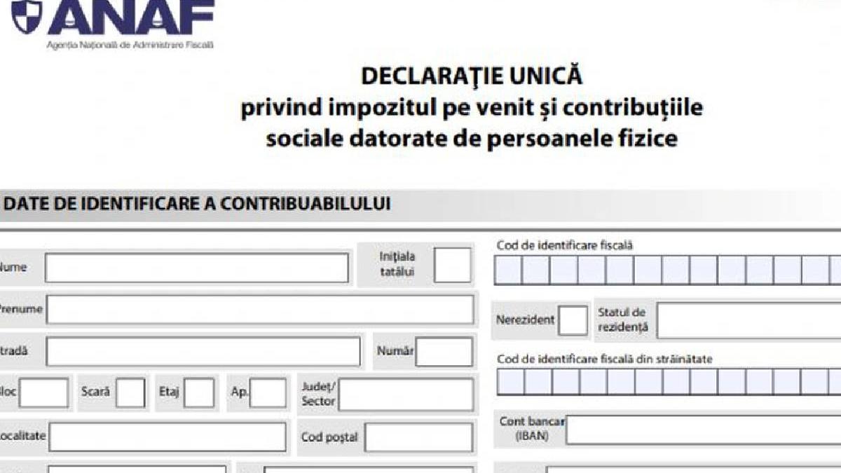 Declaraţia unică 2023 pentru ANAF. Ghid de completare pentru formularul 212