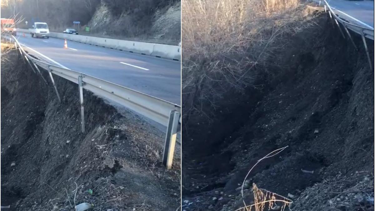 restrictii trafic dn1 breaza bucata drum surpata