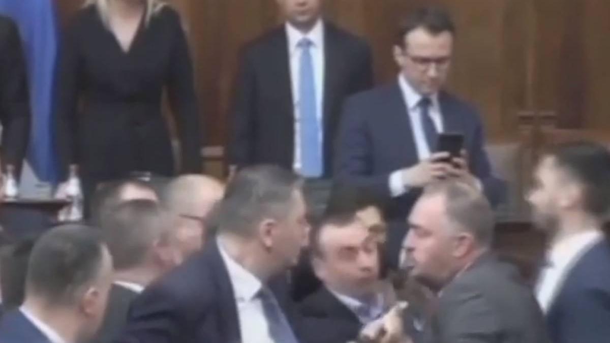 sandal presedinte serbia aleksandar vucic bataie parlamentari