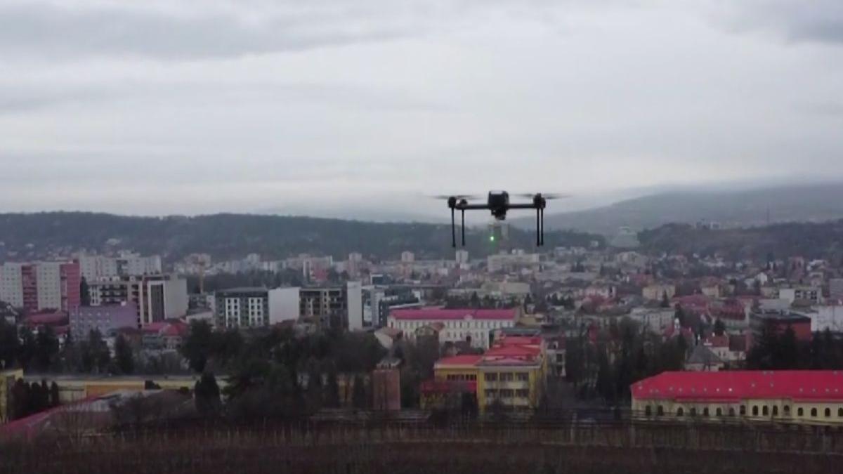 student cluj finantare europeana proiect drone cadastru