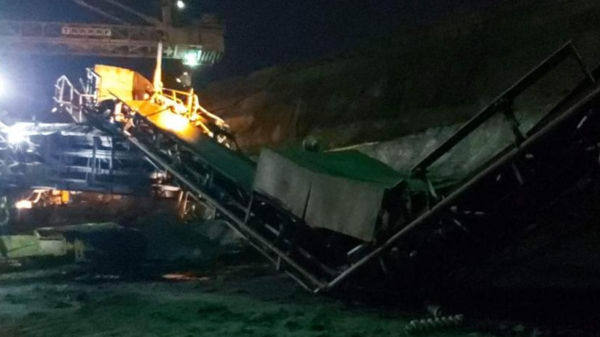 avarie benzi transport excavator complexul energetic oltenia