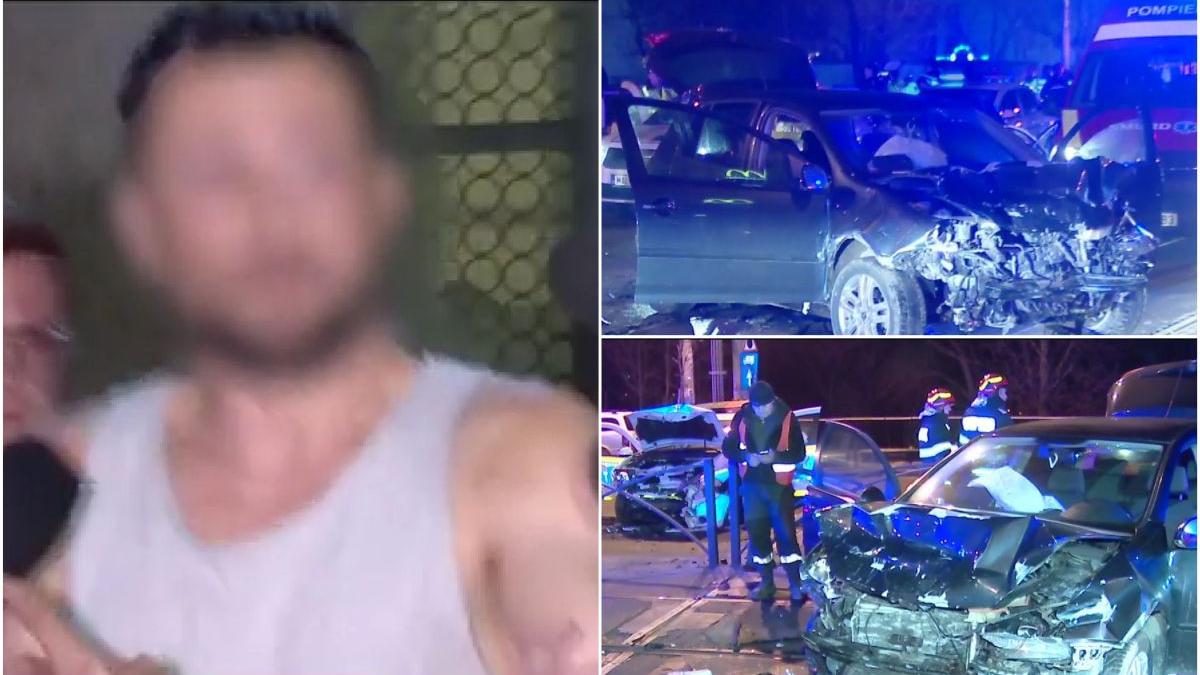 accident bucuresti sofer beat drogat agenti politie raniti