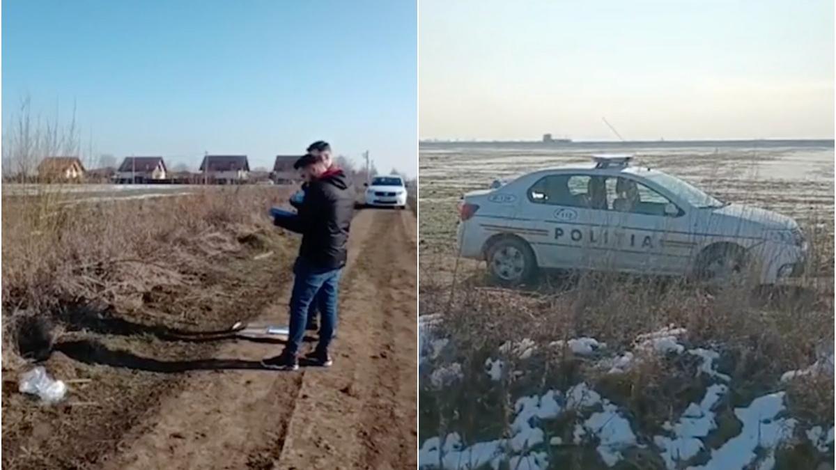 cadavru barbat gasit pe camp bucuresti